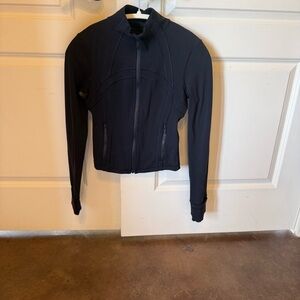 lululemon athletica Black Zip-Up Bomber Jacket